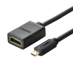 UGREEN 20134-20134 Micro HDMI Male to HDMI Female Adapter - Black-Wolf Media Store