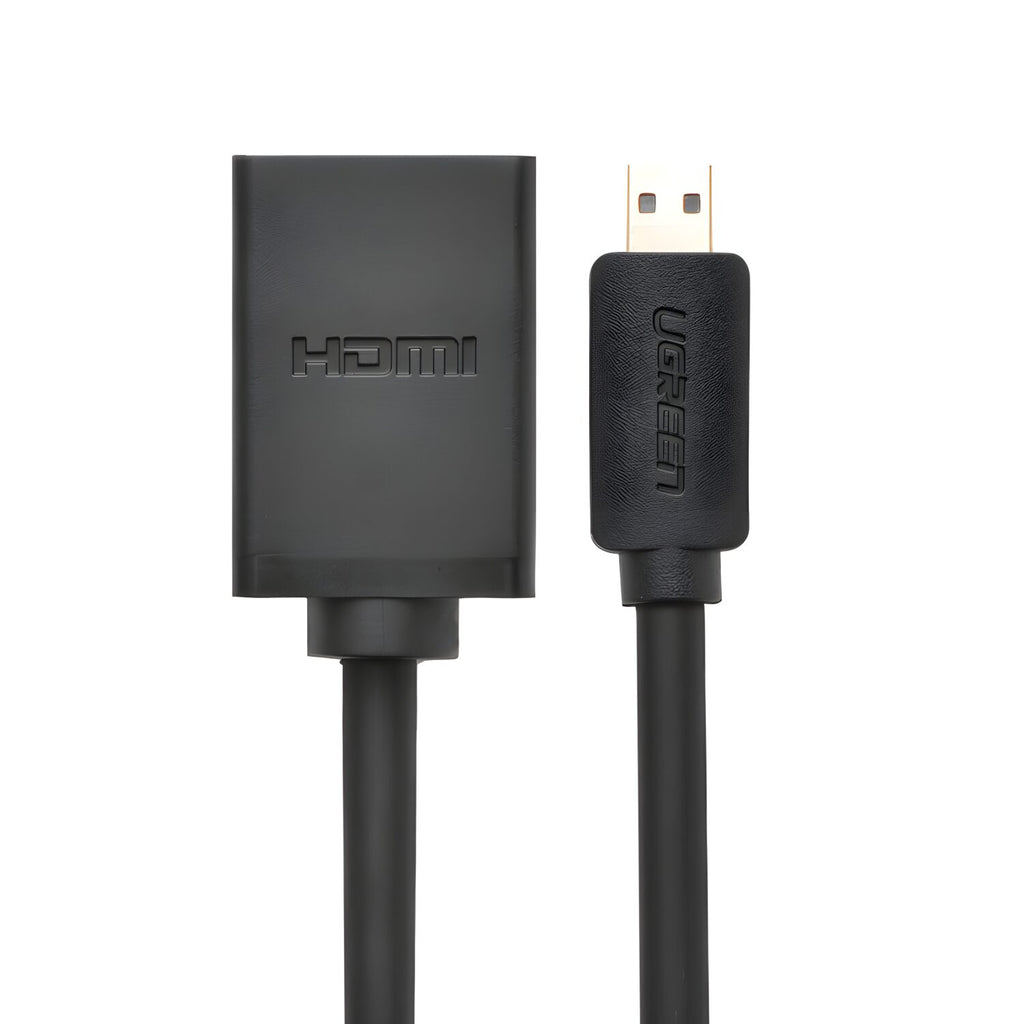 UGREEN 20134-20134 Micro HDMI Male to HDMI Female Adapter - Black-Wolf Media Store