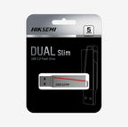 HIKSEMI Dual Slim 64GB USB3.2 Flash Drive-Wolf Media Store