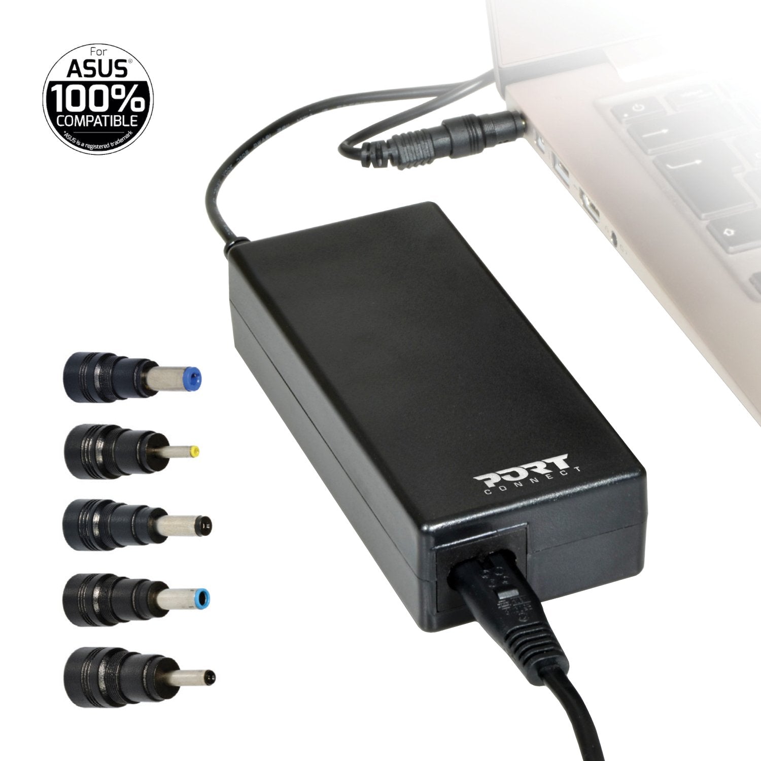 Port Connect 65W Notebook Adapter Asus-Wolf Media Store