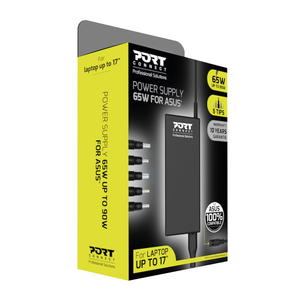Port Connect 65W Notebook Adapter Asus-Wolf Media Store