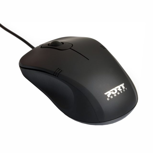 Port Connect Optical USB Mouse-Wolf Media Store