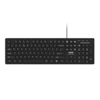 Port Connect Tough Office USB Keyboard - Black-Wolf Media Store