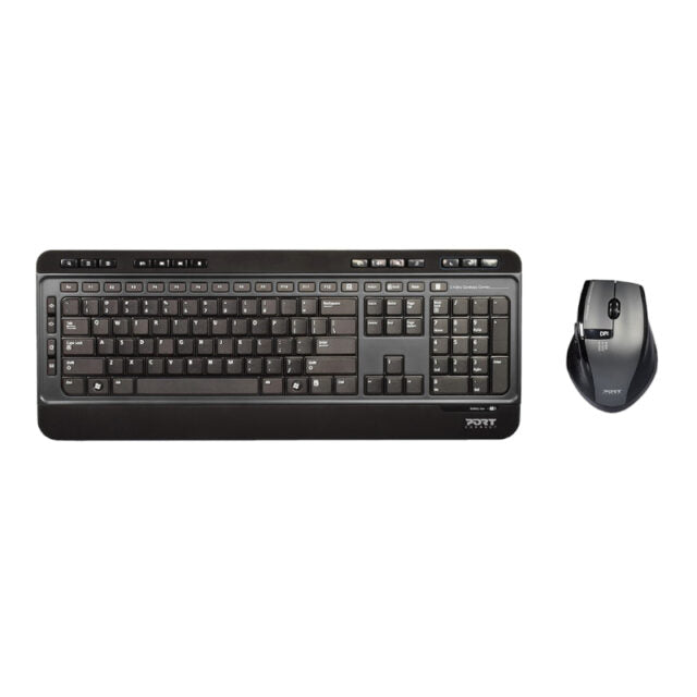 Port Wireless Keyboard and Mouse Combo-Wolf Media Store