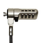 Port Connect 1.8m Wedge Combination Cable Lock-Wolf Media Store