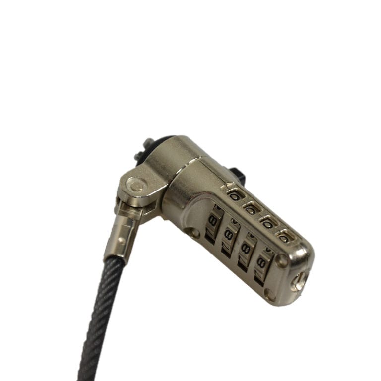 Port Connect 1.8m Wedge Combination Cable Lock-Wolf Media Store