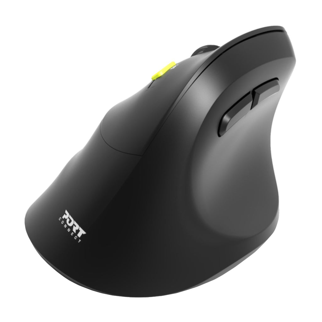 Port Connect Ergo Shape Rechargeable Wireless Mouse - Wolf Media Store
