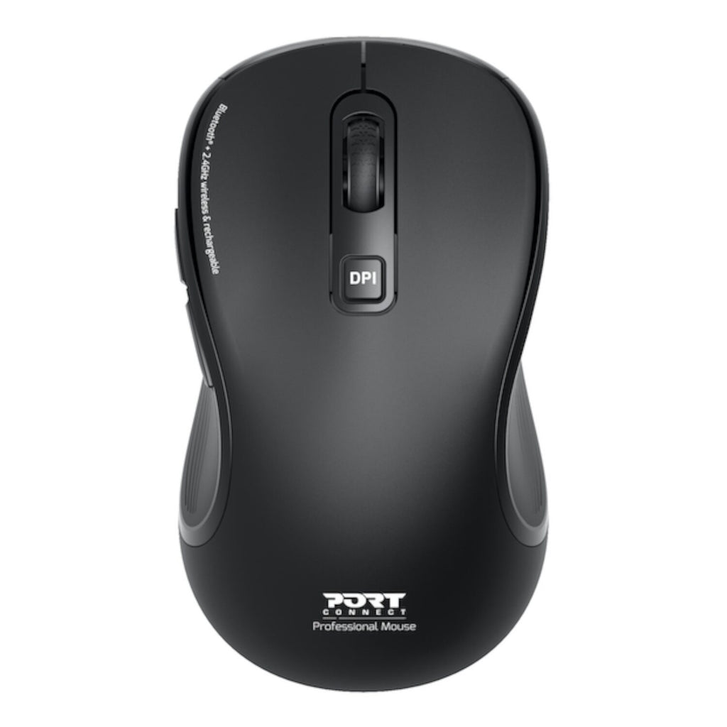 Port Connect Essential Bluetooth Wireless Rechargeable Mouse - Wolf Media Store