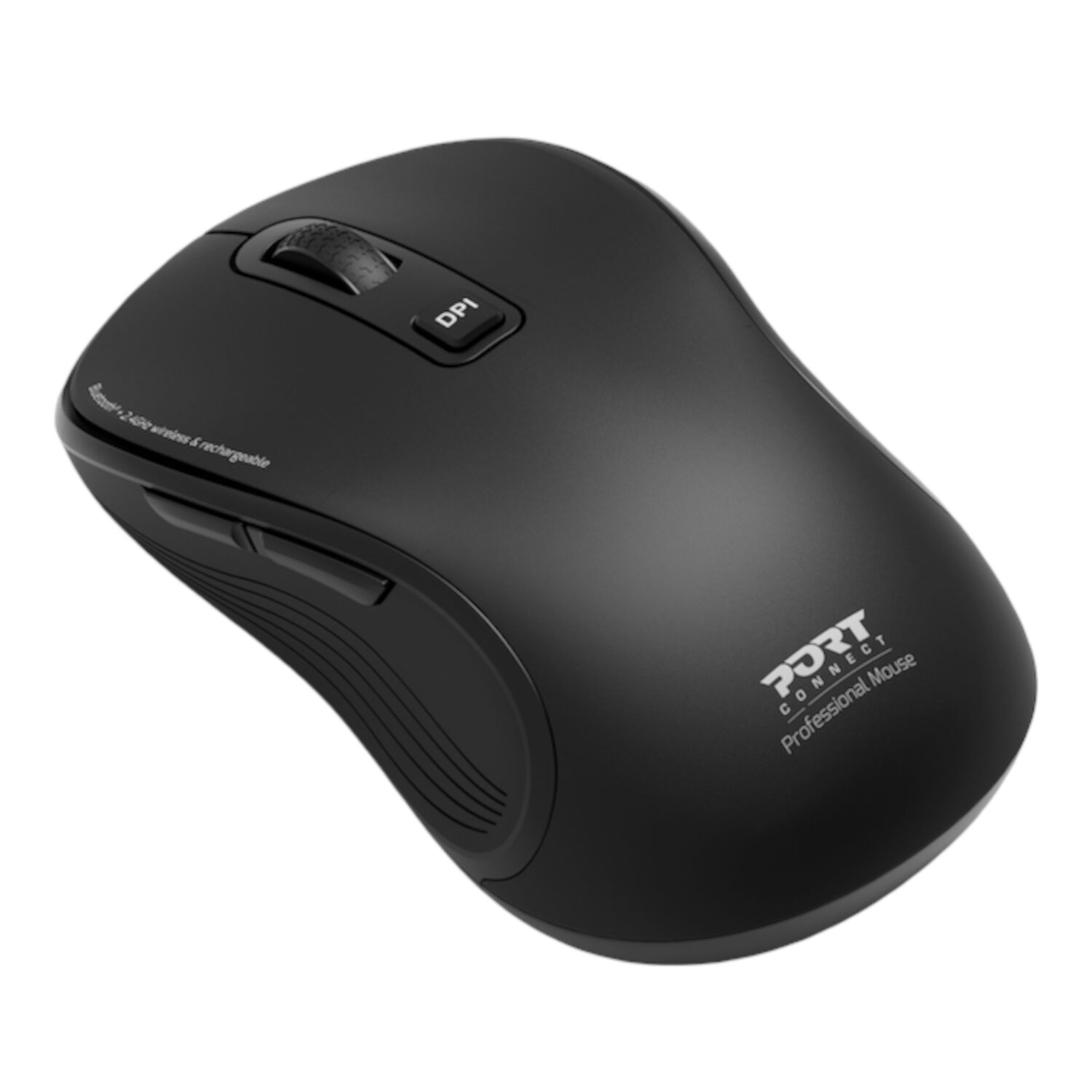 Port Connect Essential Bluetooth Wireless Rechargeable Mouse - Wolf Media Store