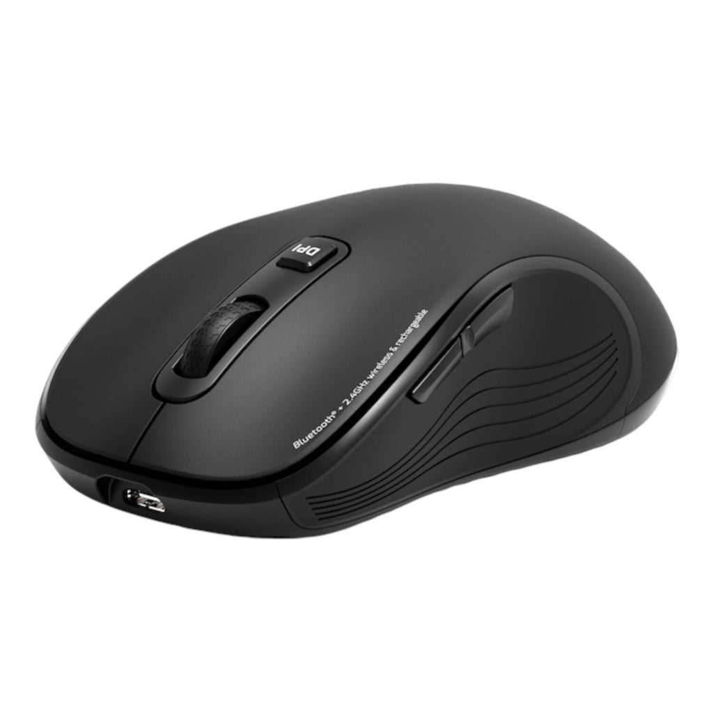 Port Connect Essential Bluetooth Wireless Rechargeable Mouse - Wolf Media Store