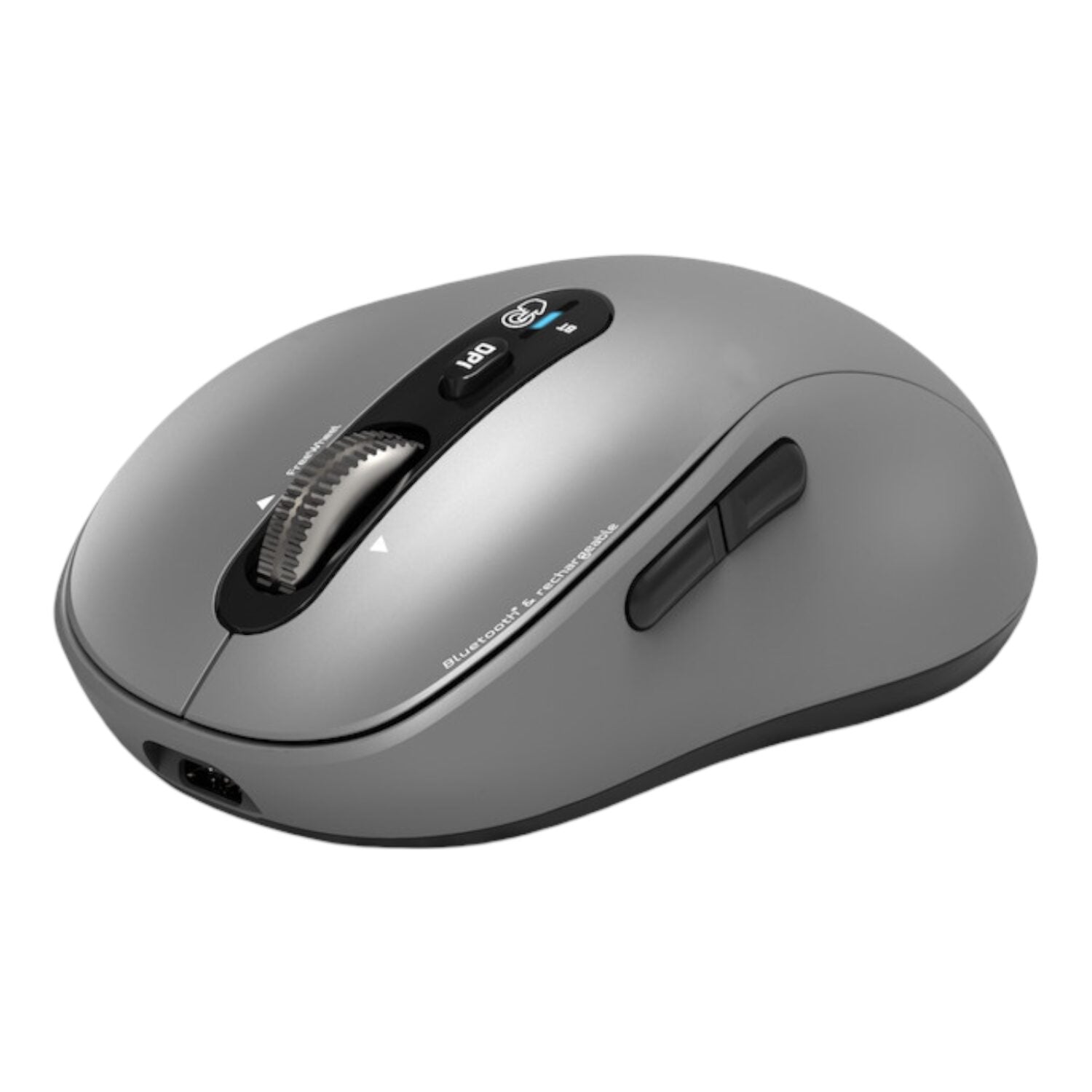 Port Connect Wireless Bluetooth Expert and Mac Mouse - Grey - Wolf Media Store