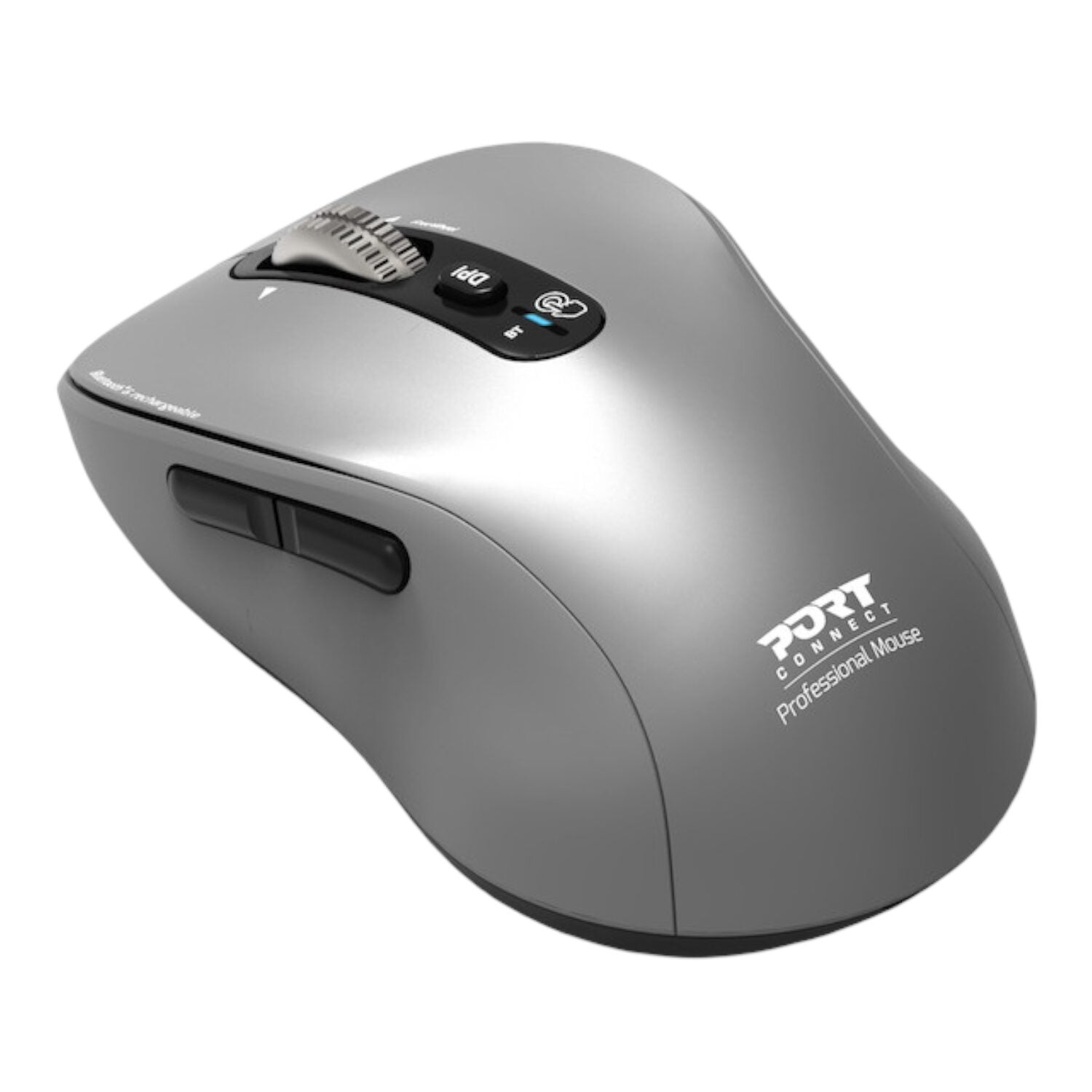 Port Connect Wireless Bluetooth Expert and Mac Mouse - Grey - Wolf Media Store