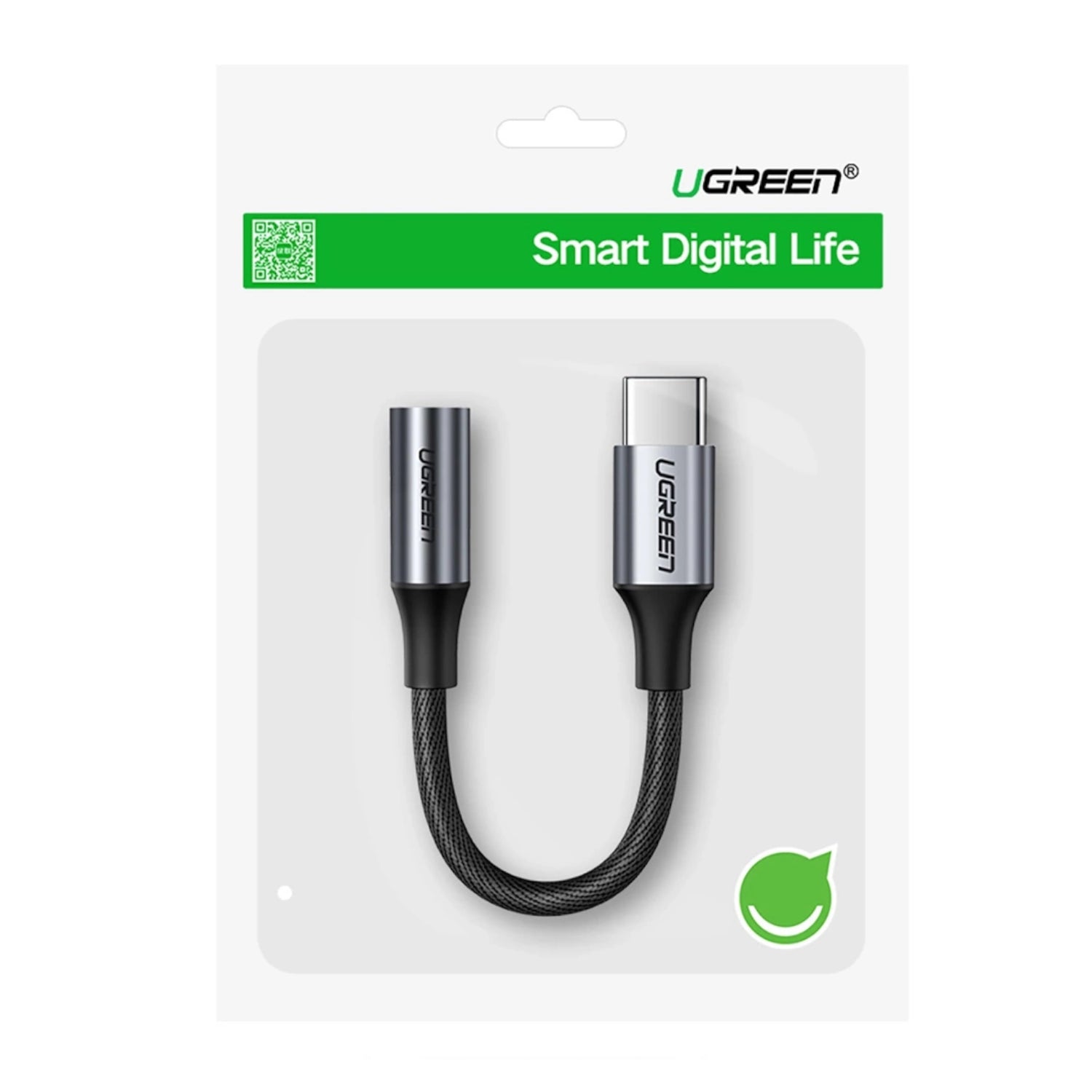 UGreen AV161 USB Type-C to 3.5mm 10cm Adapter - Wolf Media Store