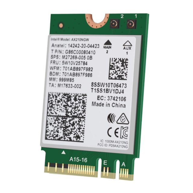 Intel AX210 M.2 Wifi Card Module-Wolf Media Store