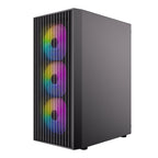 Antec AX27 RGB ELITE ATX Gaming Chassis - Black - Wolf Media Store