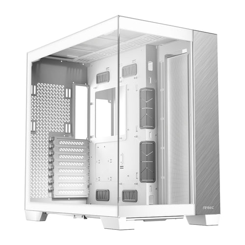 Antec C8 Aluminium White E-ATX Dual Chamber Gaming Chassis - White-Wolf Media Store
