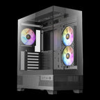 Antec CX700 ARGB ATX | Micro-ATX | ITX ARGB Mid-Tower Gaming Chassis - Black-Wolf Media Store