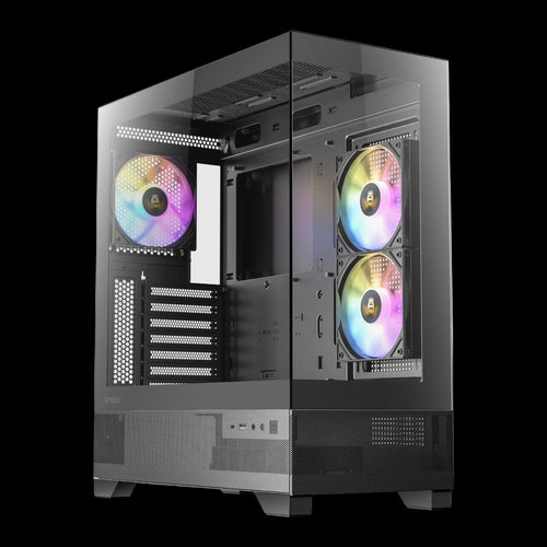 Antec CX700 ARGB ATX | Micro-ATX | ITX ARGB Mid-Tower Gaming Chassis - Black-Wolf Media Store