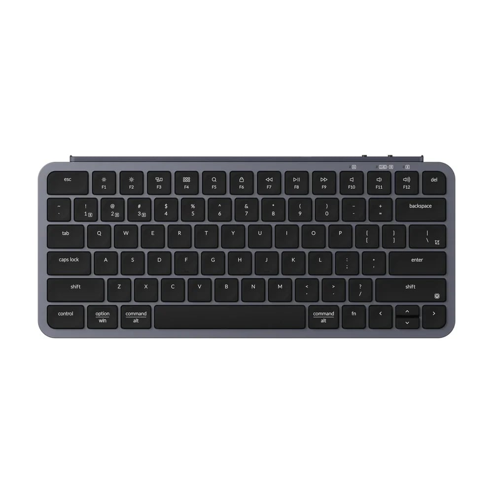 Keychron B1 Pro Ultra-Slim 75% Wireless Keyboard - Space Grey-Wolf Media Store
