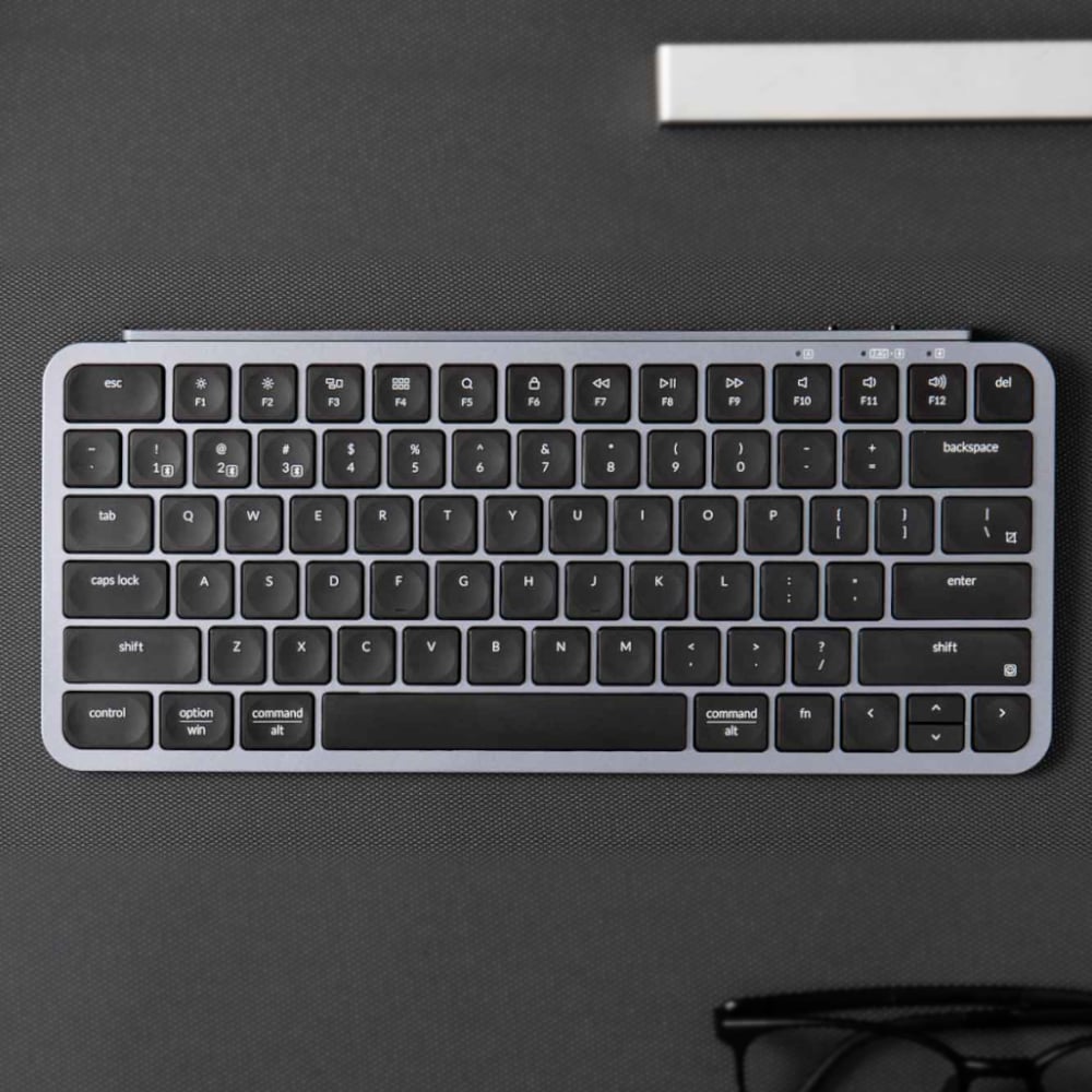 Keychron B1 Pro Ultra-Slim 75% Wireless Keyboard - Space Grey-Wolf Media Store