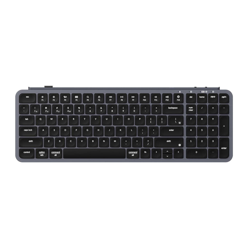 Keychron B2 Pro Ultra-Slim 96% Wireless Keyboard - Space Gray - Wolf Media Store