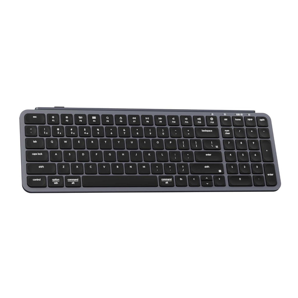 Keychron B2 Pro Ultra-Slim 96% Wireless Keyboard - Space Gray - Wolf Media Store