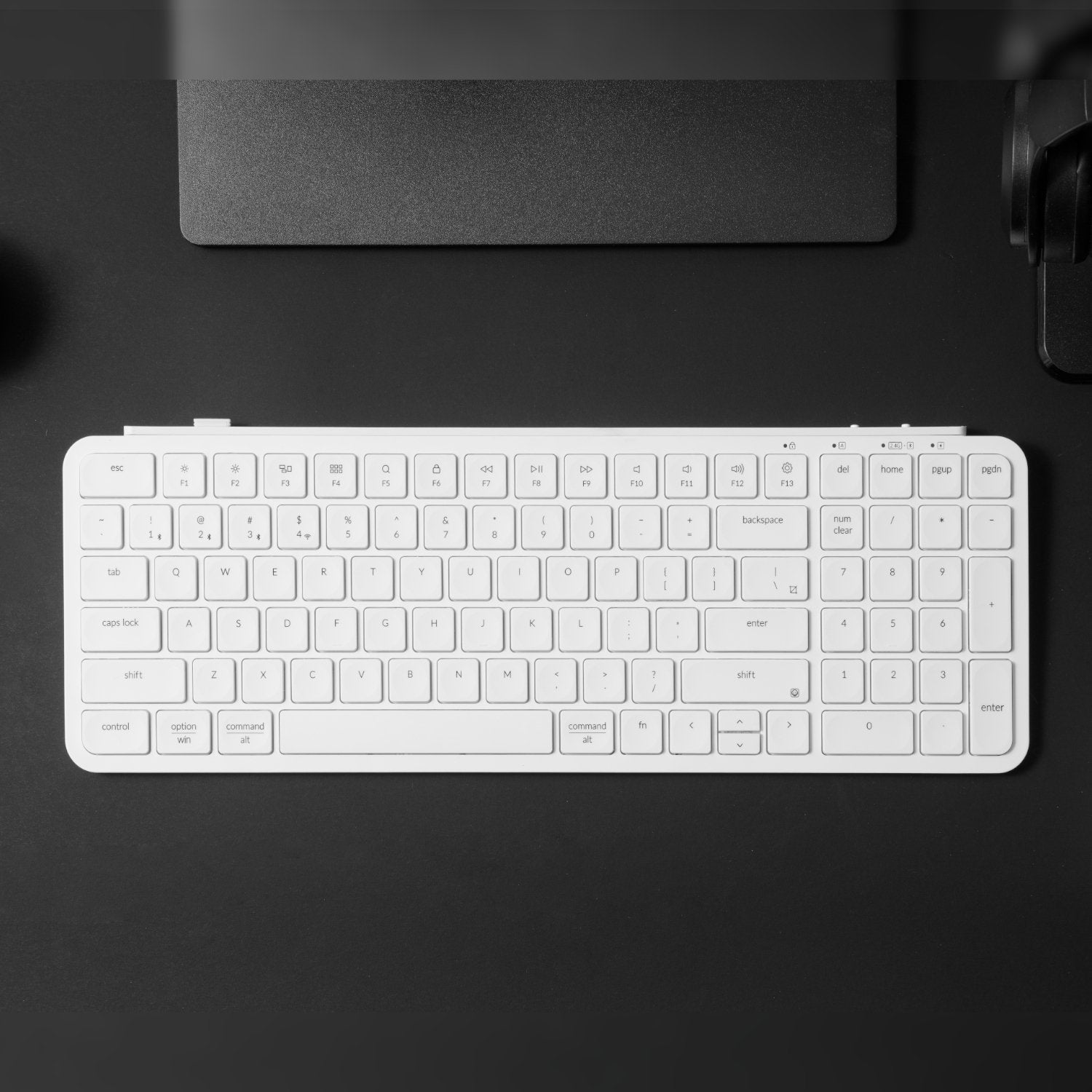 Keychron B2 Pro Ultra-Slim 96% Wireless Keyboard - Ivory White - Wolf Media Store