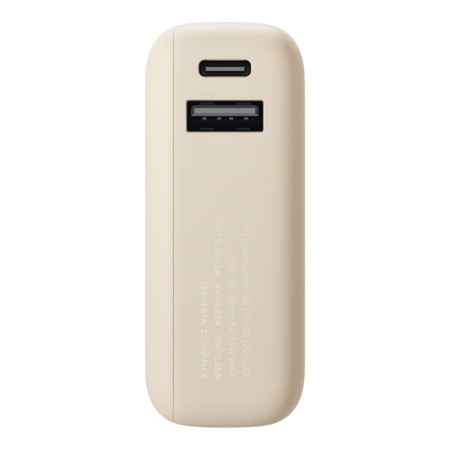 Xiaomi 33W Power Bank 10000 (Integrated Cable) - Tan