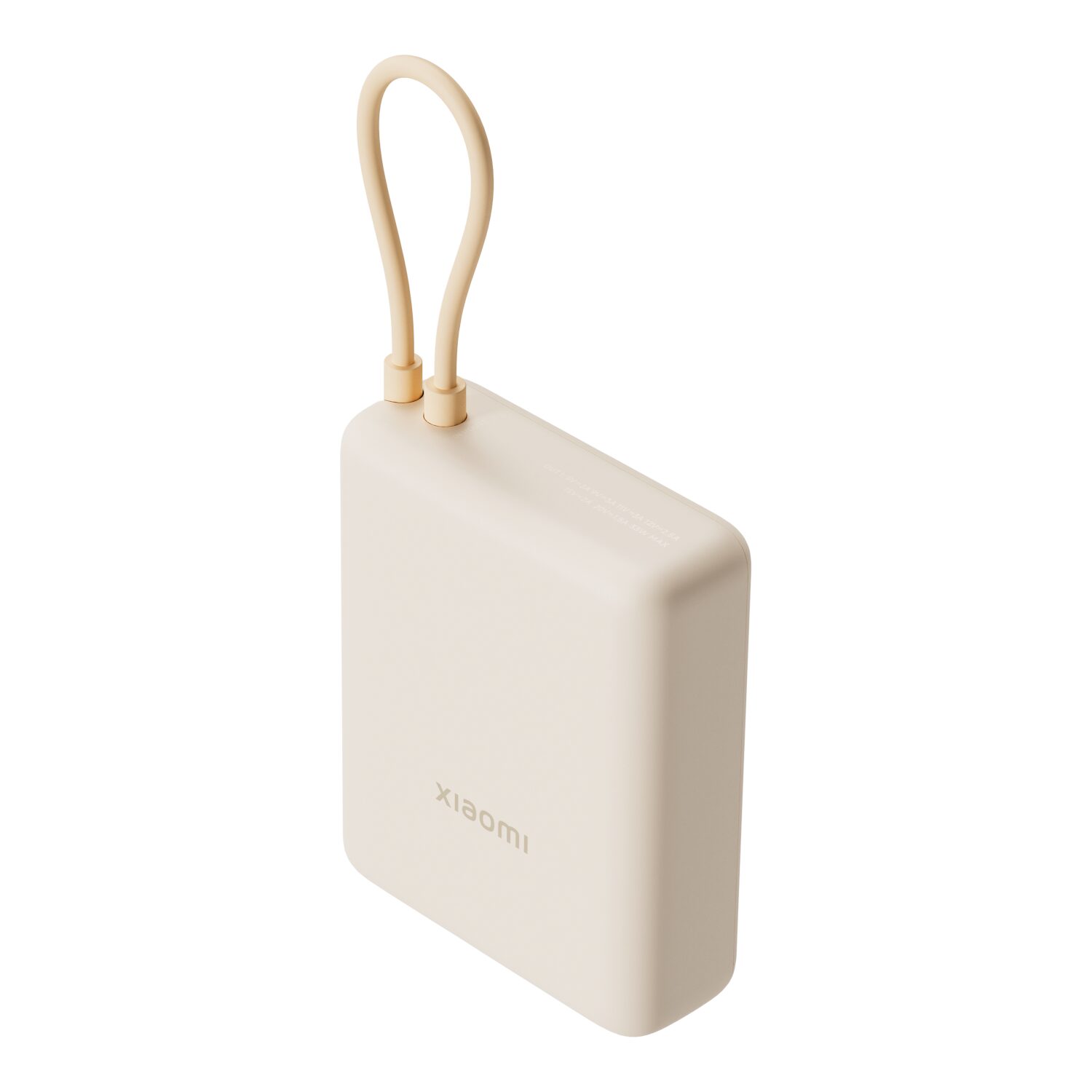 Xiaomi 33W Power Bank 10000 (Integrated Cable) - Tan