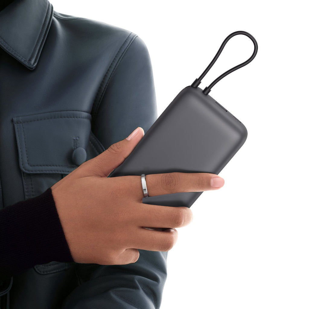 Xiaomi Power Bank 20000mAh (Integrated Cable) - Dark Gray or Light Gray
