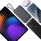 Xiaomi Power Bank 20000mAh (Integrated Cable) - Dark Gray or Light Gray - Wolf Media Store