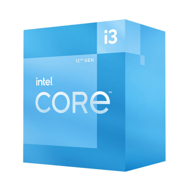 Intel 12th Gen Core i3-12100 LGA1700 3.3GHZ 4-Core CPU-Wolf Media Store