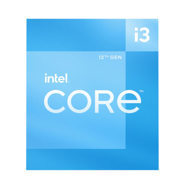 Intel 12th Gen Core i3-12100 LGA1700 3.3GHZ 4-Core CPU-Wolf Media Store