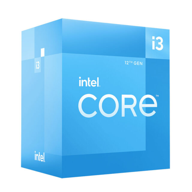 Intel 12th Gen Core i3-12100 LGA1700 3.3GHZ 4-Core CPU-Wolf Media Store