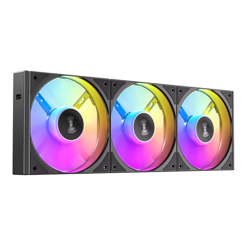Antec Connect 120 Reverse ARGB PWM Fan 3 Pack - Black-Wolf Media Store
