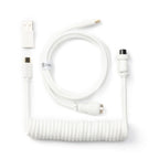 Keychron Coiled Aviator White Cable-Wolf Media Store
