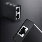 UGREEN RJ45 Splitter Adapter 2 Pack (Black) - Wolf Media Store