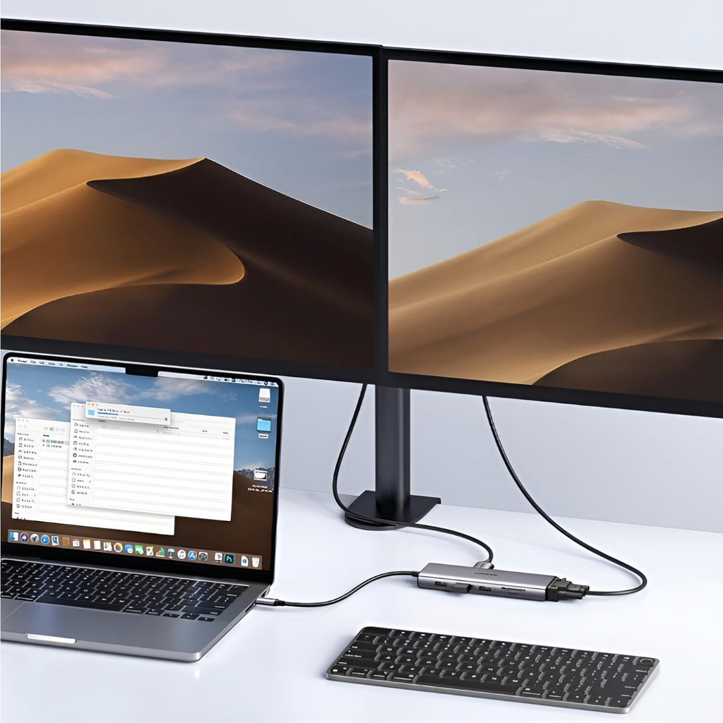 UGREEN 9-in-1 Type-C Hub | HDMI | VGA | LAN | SD/TF | 100W PD | USB3.0-Wolf Media Store