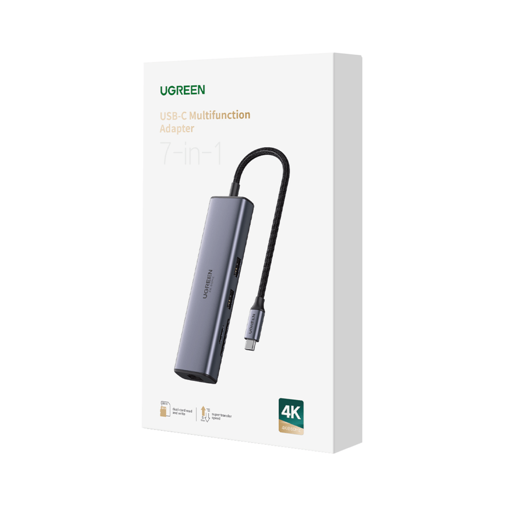 UGREEN Revodok 7-in-1 Type-C Hub-Wolf Media Store