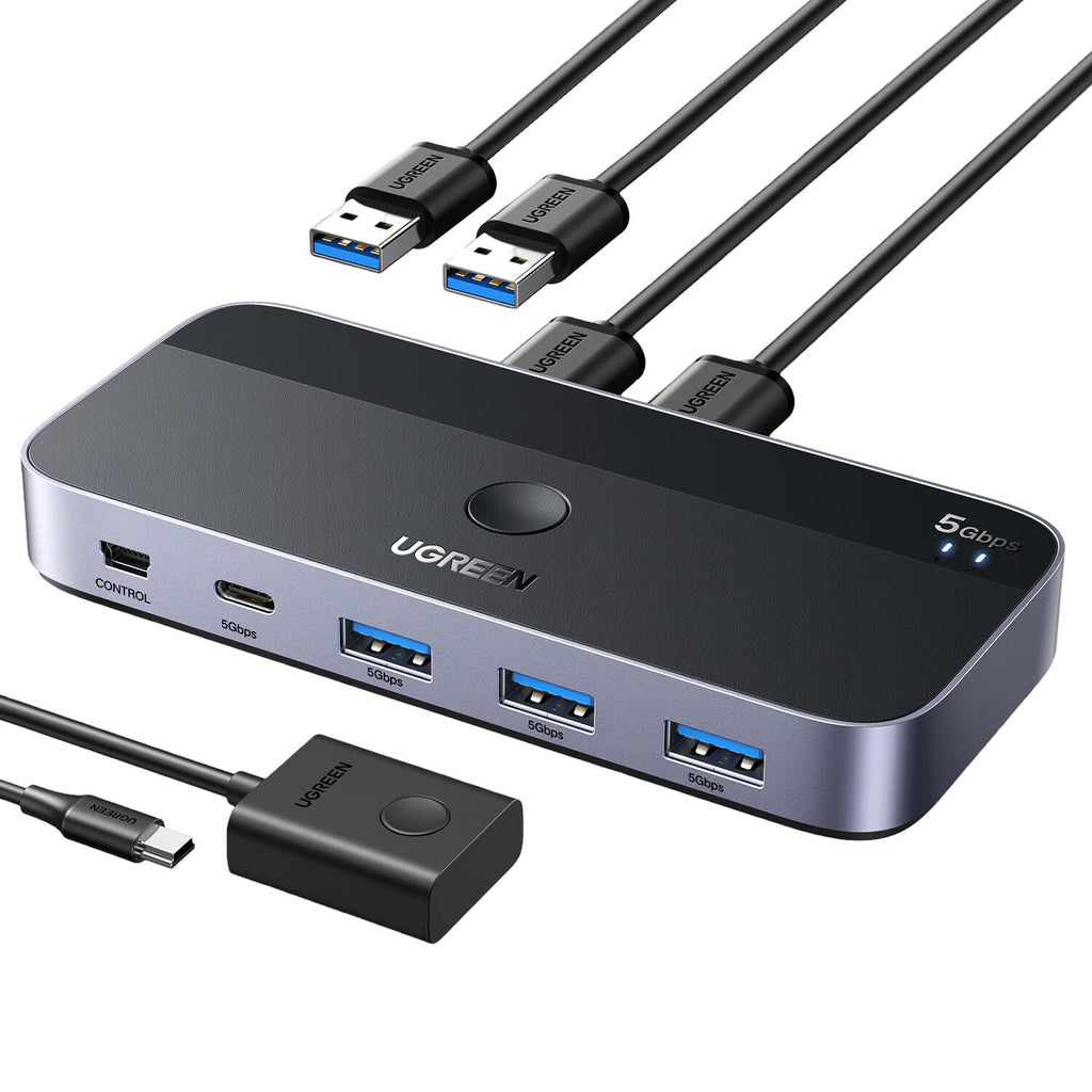 UGREEN Sharing Switch Box 2-in-4 Out - Wolf Media Store