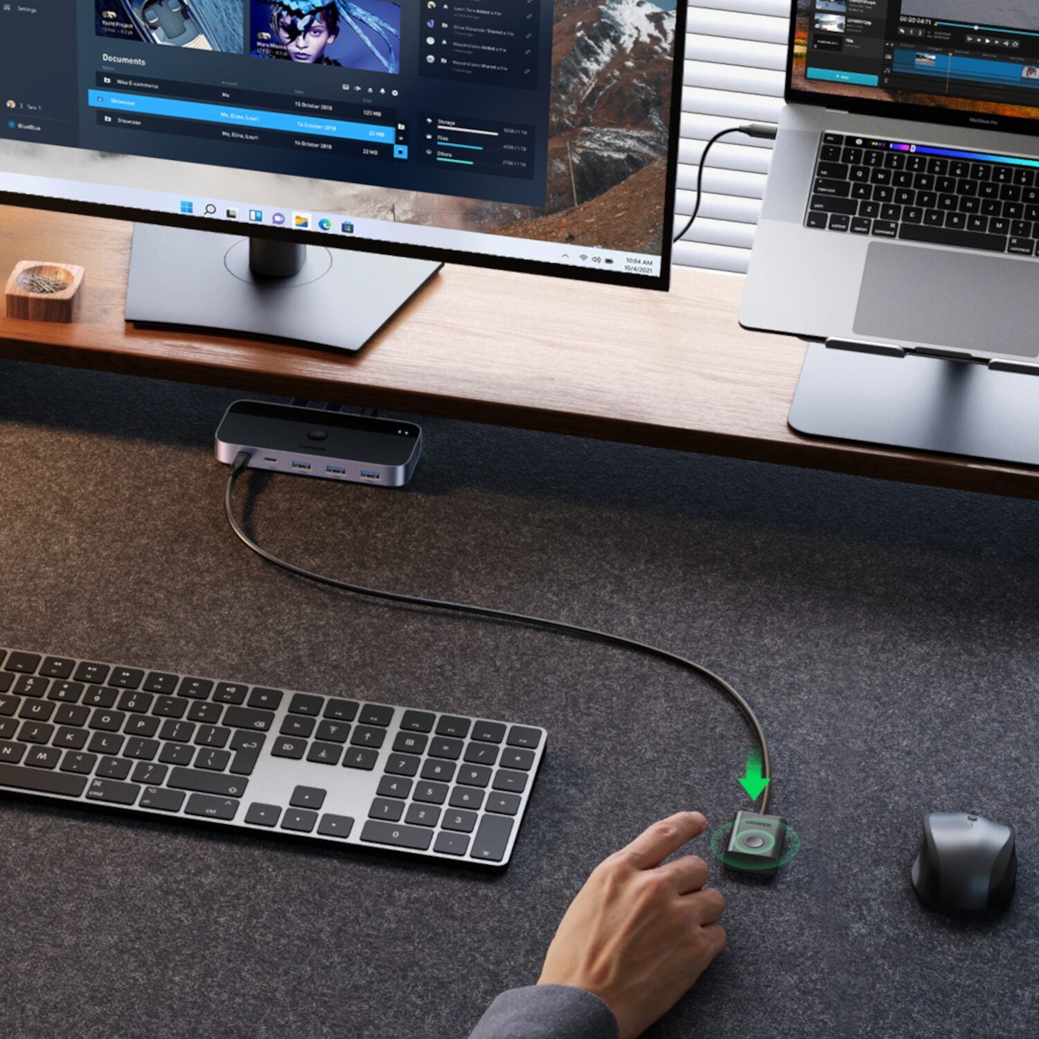 UGREEN Sharing Switch Box 2-in-4 Out - Wolf Media Store