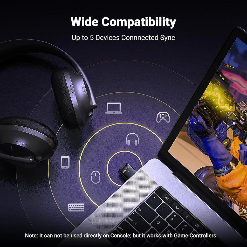 UGreen Bluetooth 5.4 USB Adapter - Wolf Media Store