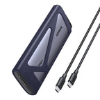 UGreen CM777 M.2 NVMe/SATA SSD Enclosure (20Gbps) – Silver - Wolf Media Store