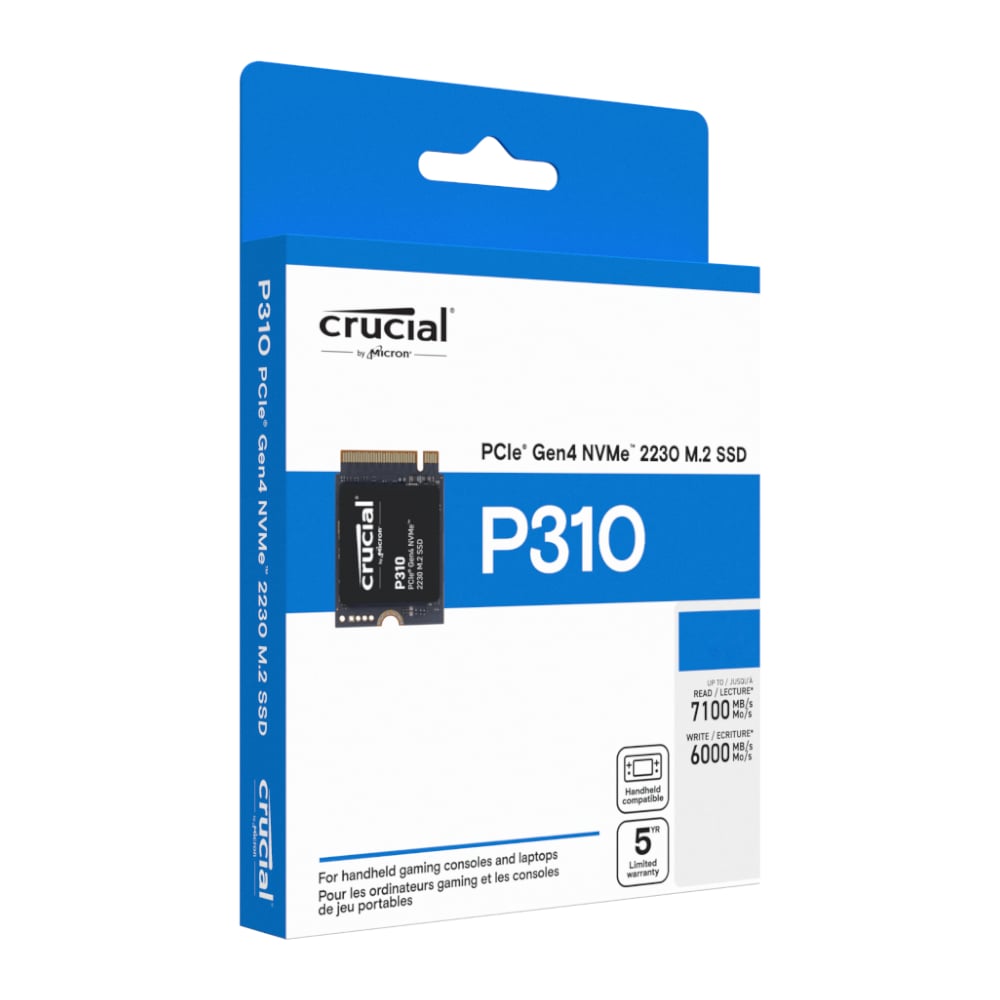 Crucial P310 1TB Gen4 M.2 2230 NVMe 3D NAND SSD-Wolf Media Store