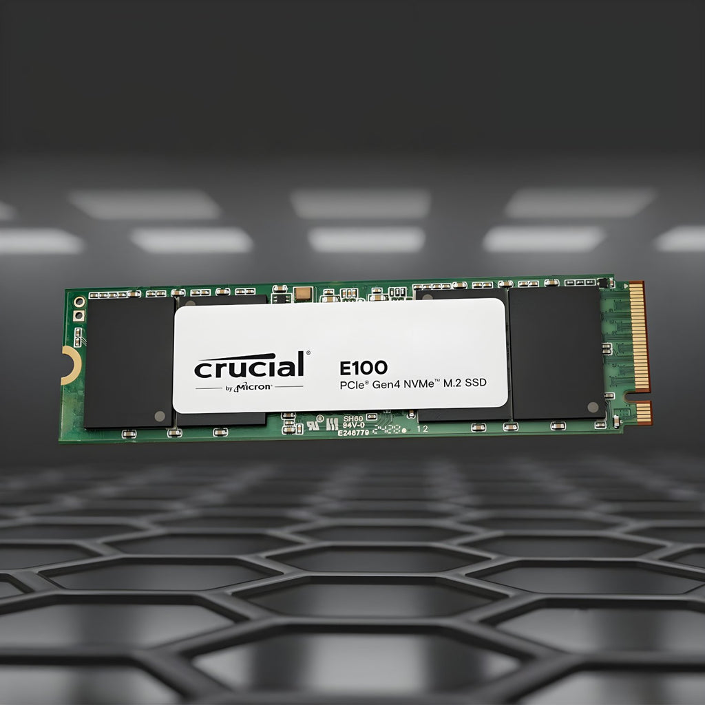 Crucial E100 1TB PCIe Gen4 2280 NVMe M.2 SSD-Wolf Media Store
