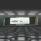 Crucial E100 480GB PCIe Gen4 2280 NVMe M.2 SSD-Wolf Media Store