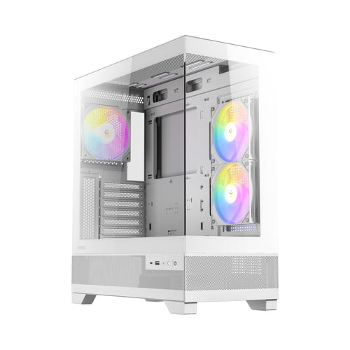 Antec CX700 ARGB Mid-Tower Gaming Chassis - White - Wolf Media Store