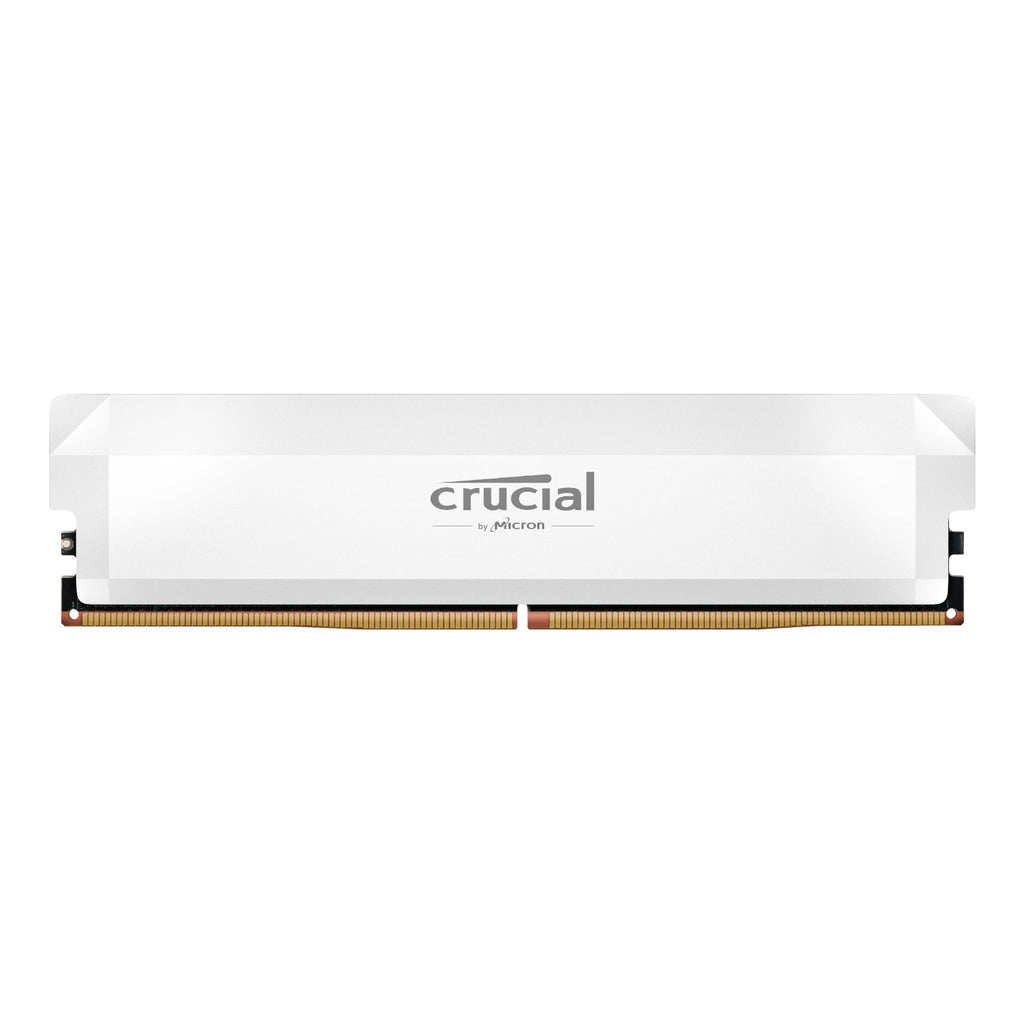 Crucial Pro Overclocking 16GB 6400Mhz DDR5 Desktop Memory White - Wolf Media Store