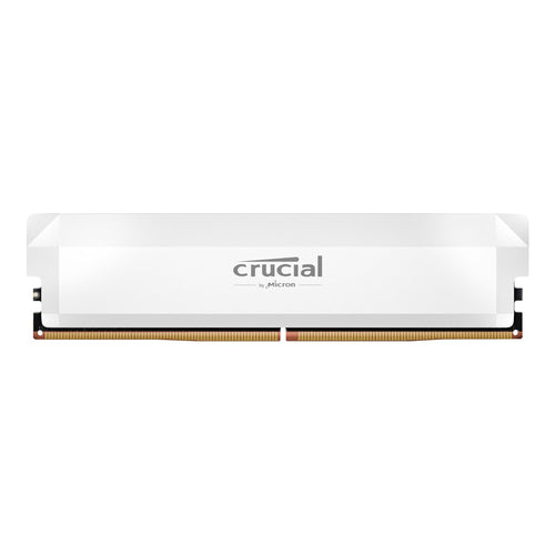Crucial Pro Overclocking 16GB 6400Mhz DDR5 Desktop Memory White - Wolf Media Store