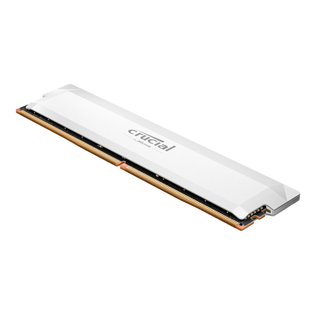 Crucial Pro Overclocking 16GB 6400Mhz DDR5 Desktop Memory White - Wolf Media Store